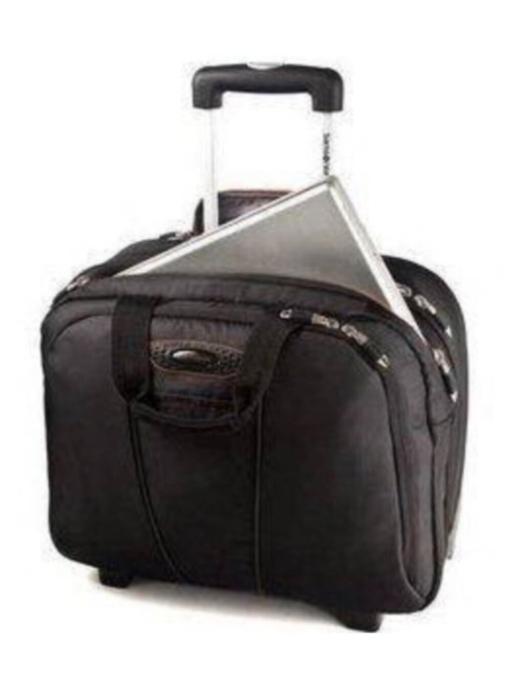 SAMSONITE Black Rolling Laptop Briefcase Travel Bag Wheel Carry On